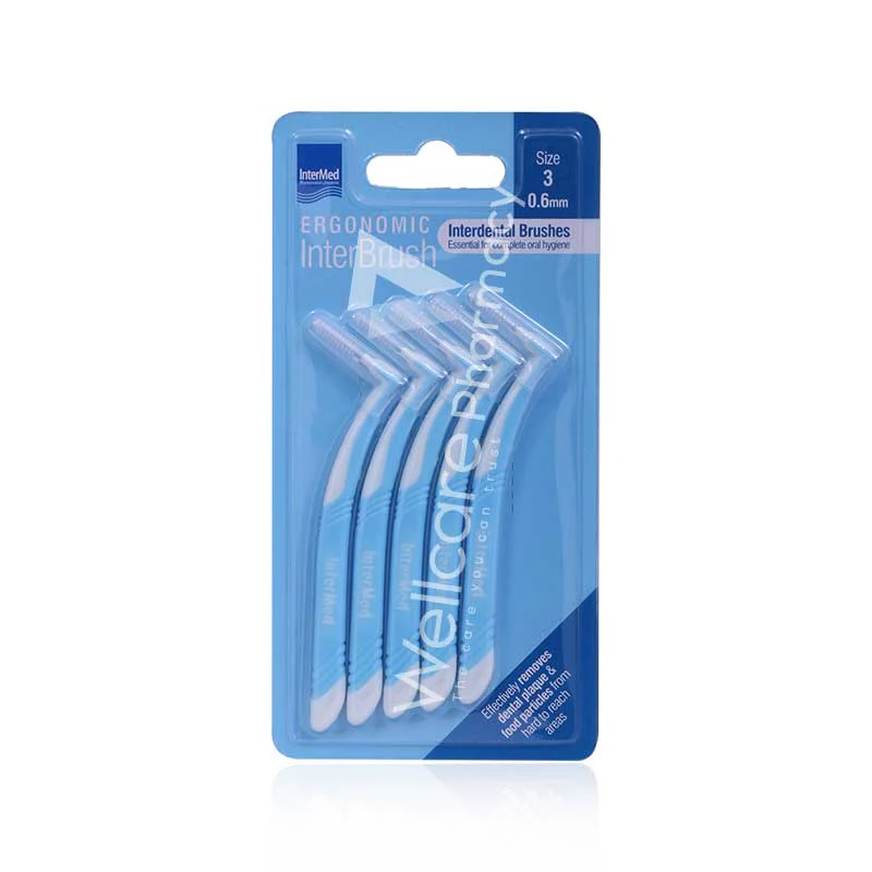 Intermed Ergonomic Interdental Brush 0.6mm 1 X 5'S