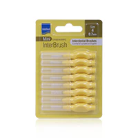Intermed Ergonomic Interdental Brush Mini Size 0.7mm 1 X 8'S - Image 2