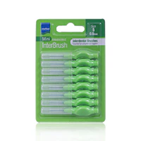 Intermed Ergonomic Interdental Brush Mini Size 0.8mm 1 X 8'S - Image 2