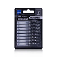 Intermed Ergonomic Interdental Brush Mini Size 1.5mm 1 X 8'S - Image 2