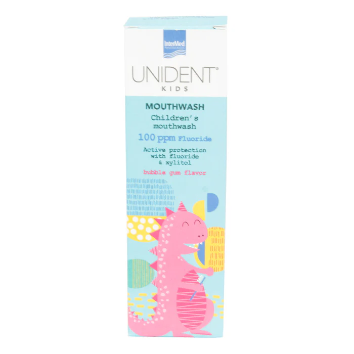 Intermed Unident Kids 100 Ppm Fluoride Mouthwash 250ml