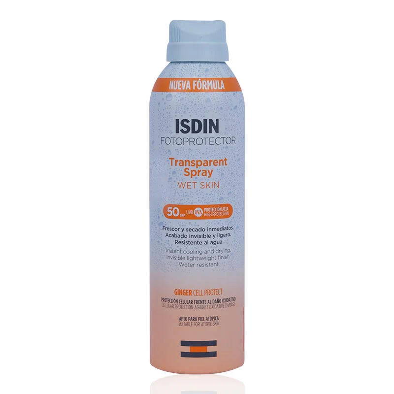 Isdin Fotoprotector Wet Skin Transparent Spray Spf50+ 250ml