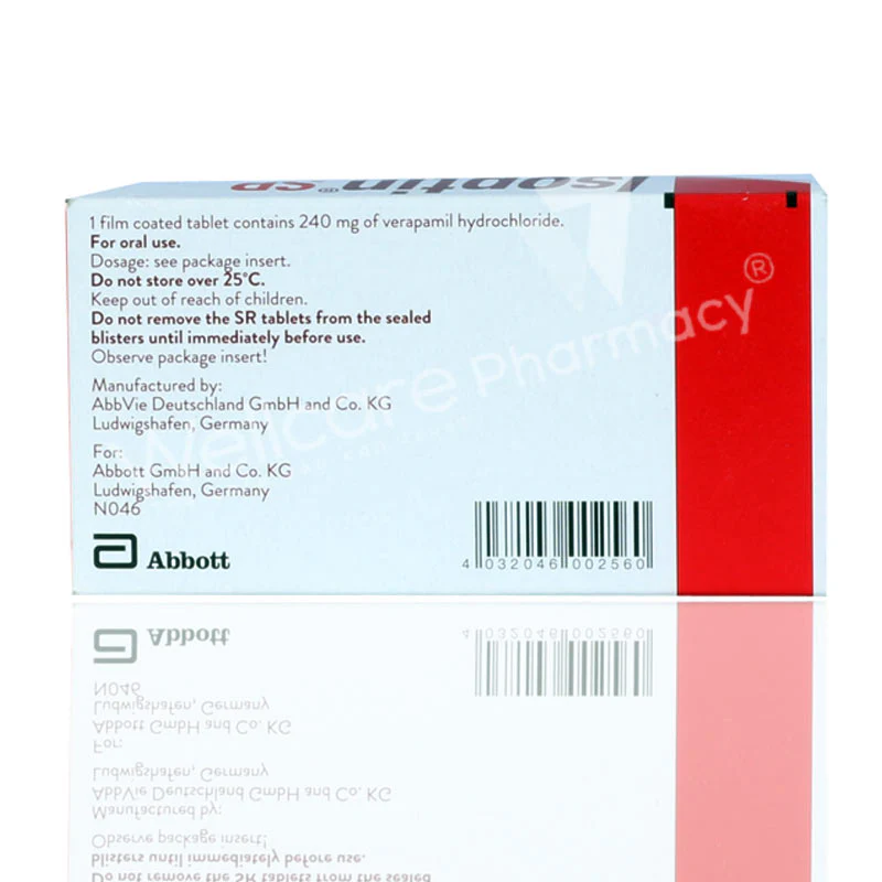 Isoptin Sr 240mg Film Coated Tablets 20'S - Image 3