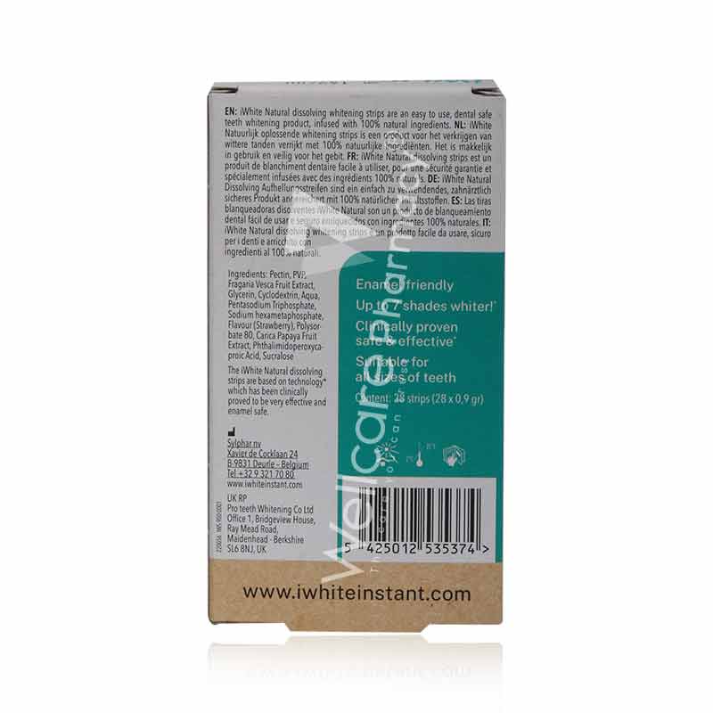 Iwhite Natural Dissolving Whitening Strips 28'S - Image 2