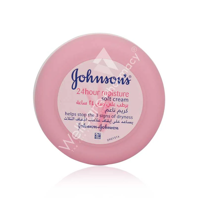 J&J 24h Mois Soft Cream 200ml - Image 2