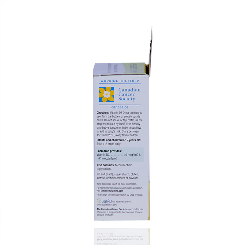 Jamieson Baby-D3 Drops 400iu 11.7ml - Image 3