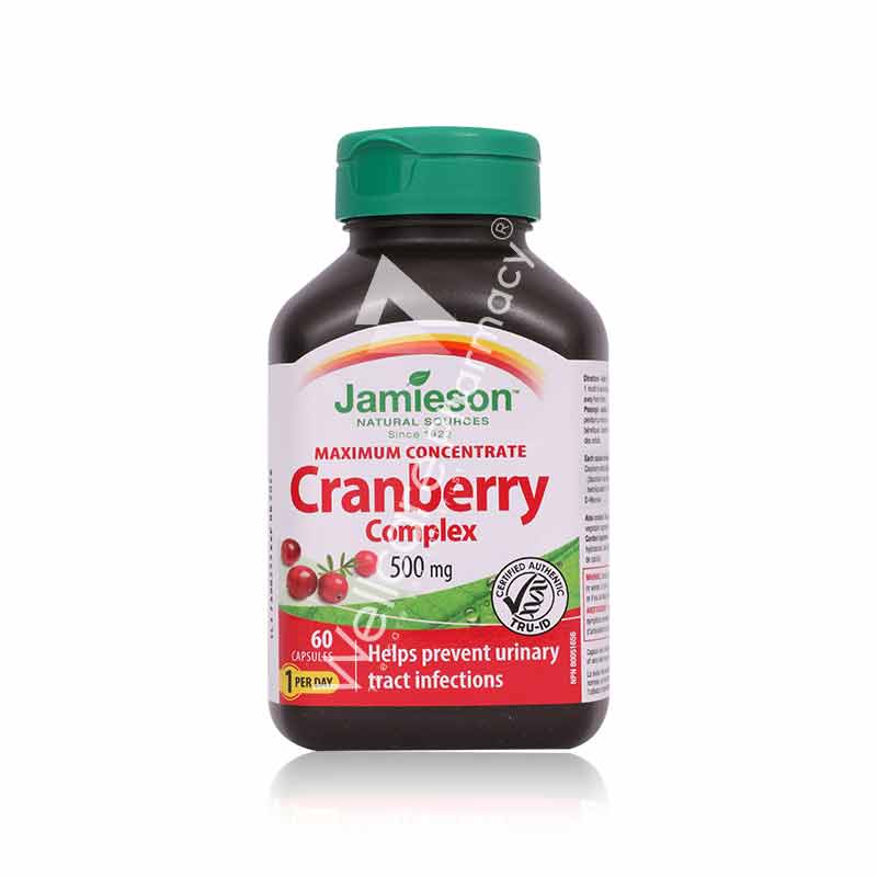 Jamieson Cranberry Complex 500mg Capsules 60'S