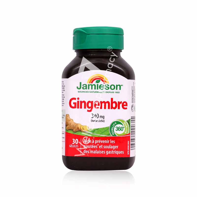 Jamieson Ginger 340mg Softgels 30'S - Image 3