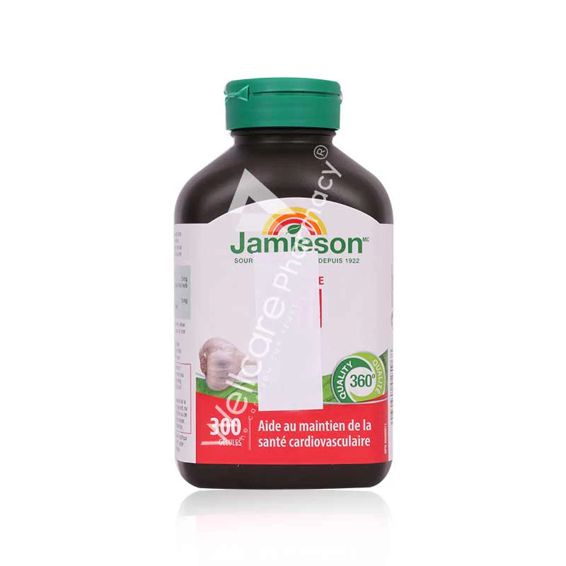 Jamieson Odourless Garlic 500mg Softgels 300'S - Image 3