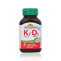 Jamieson Vitamin K2 120mcg+d3 1000iu Softgels 30'S - Image 2