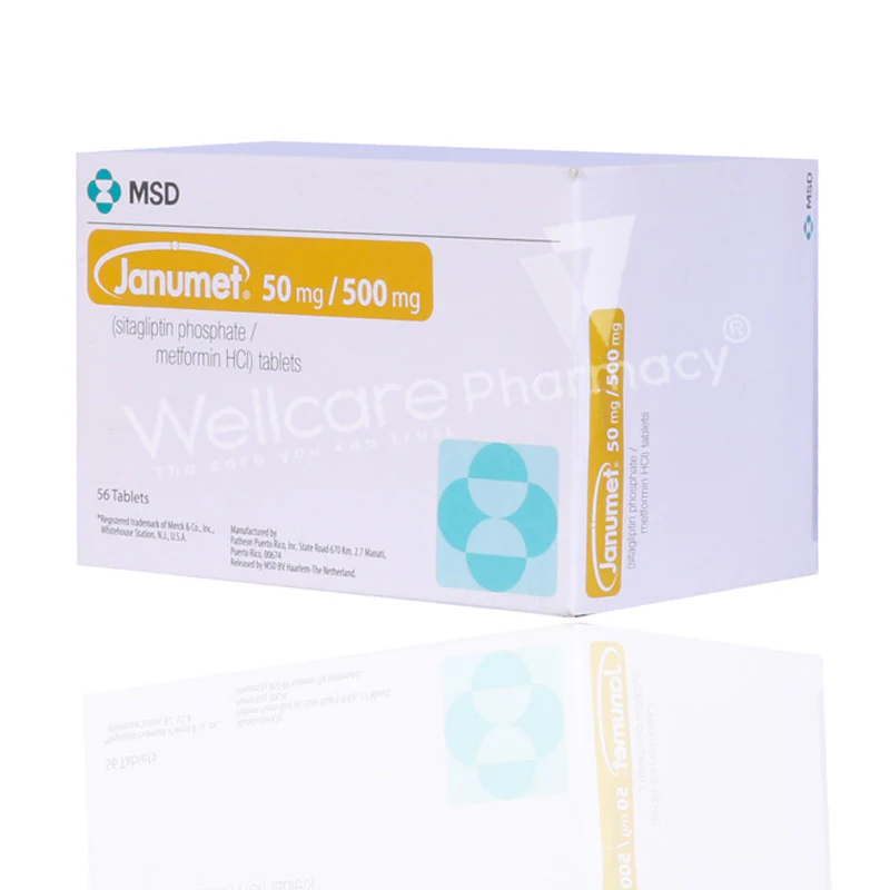 Janumet 50/500mg Tablets 56