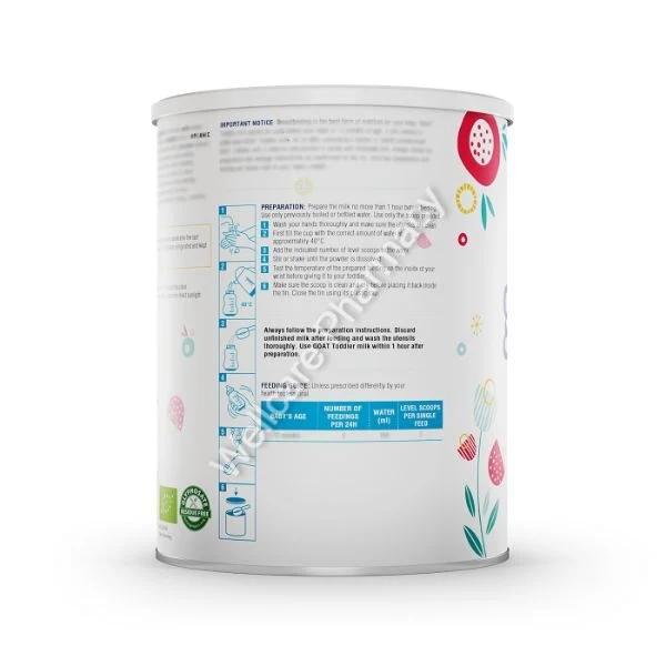 Jovie Organic Goat Milk Stage 3 Toddler 400g - Image 3