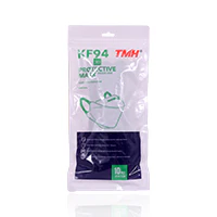 Kf94 3d Protective Disposable Mask White/Black 10'S - Image 2
