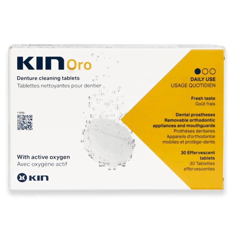 Kin Oro Denture Cleaning Tablets 30'S