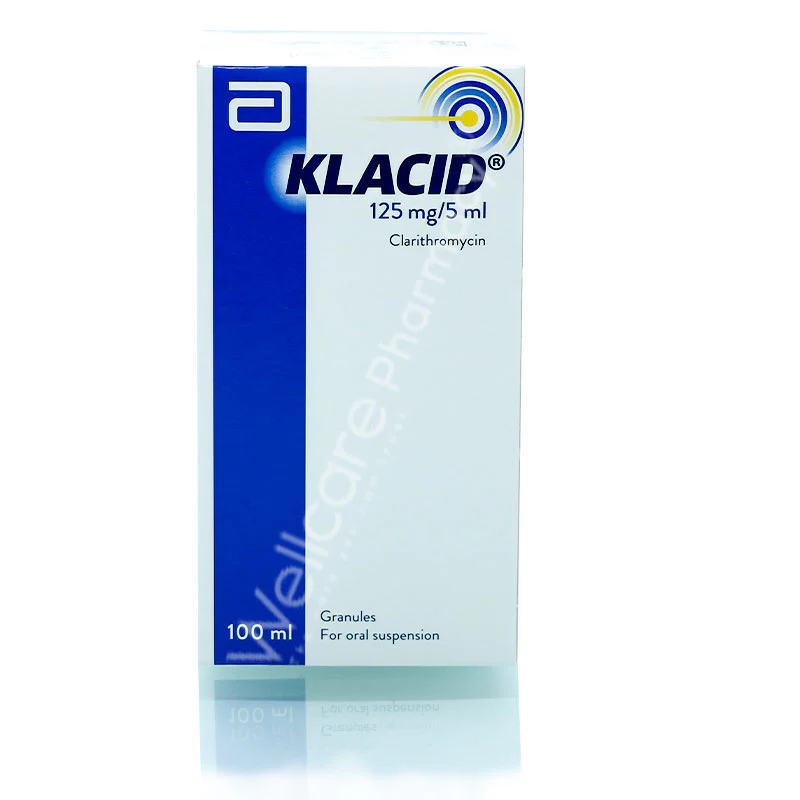 Klacid 125mg Granules For Suspension 100ml - Image 3