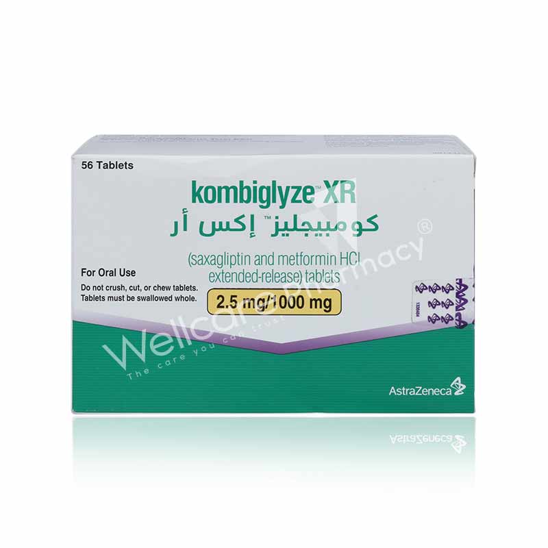 Kombiglyze 2.5mg/1000mg Xr Tablets 56'S - Image 3