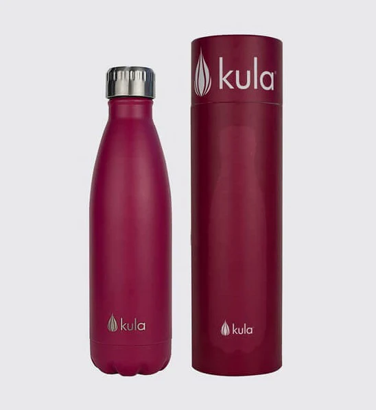 Kula Stainless Steel Vaccum Bottle 350ml Berry