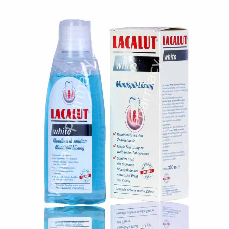 Lacalut White Mouth Wash 300ml - Image 3