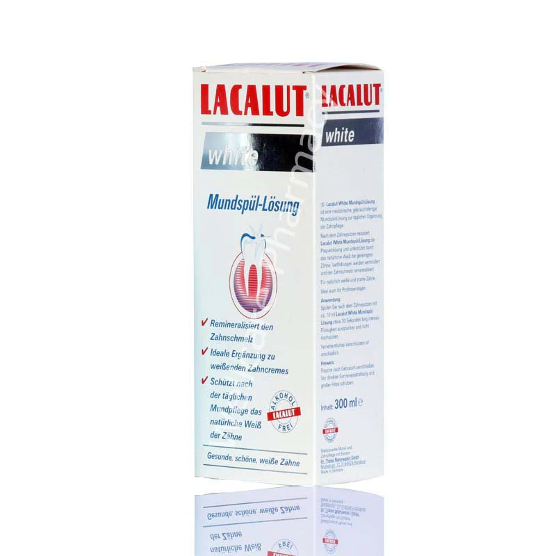 Lacalut White Mouth Wash 300ml - Image 4