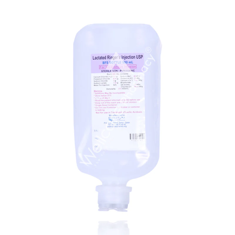 Lactated Ringers Bottle 500ml