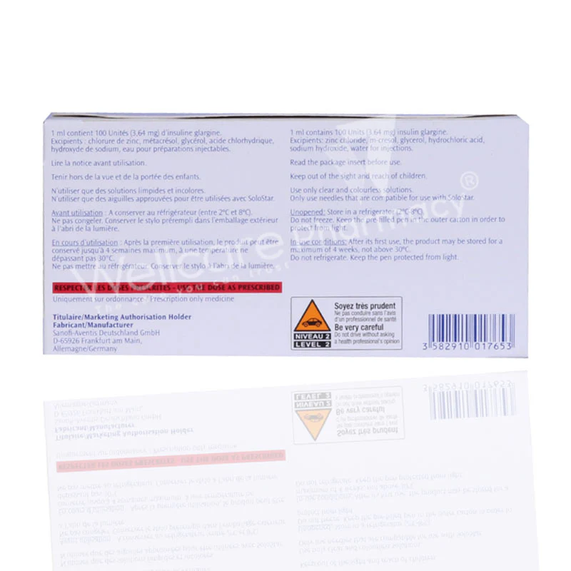LANTUS SOLOSTAR INSULIN PEN 3ML 5'S - Image 4