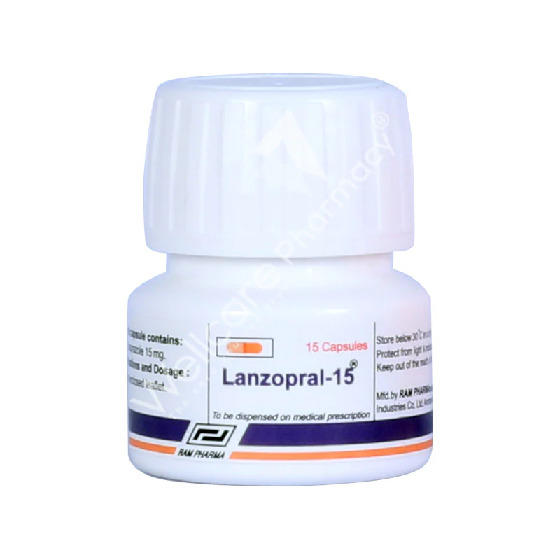Lanzopral 15mg Capsules 15'S - Image 3