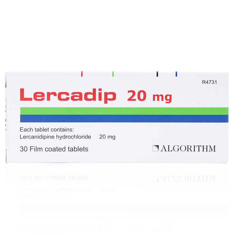 Lercadip 20mg Tablets 30'S