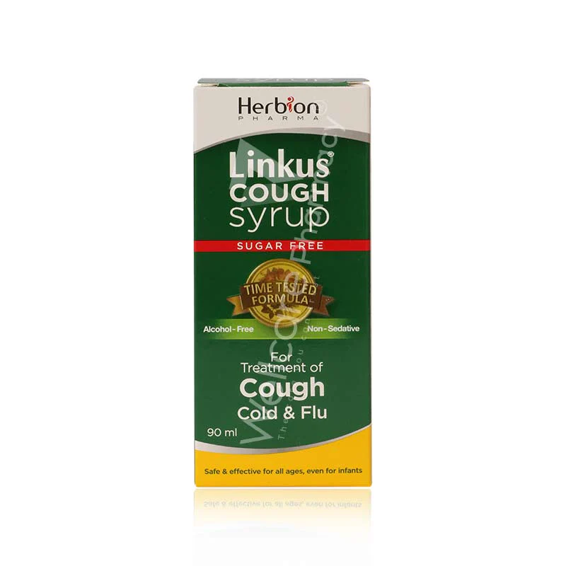Linkus Cough Syrup Sugar Free 90ml