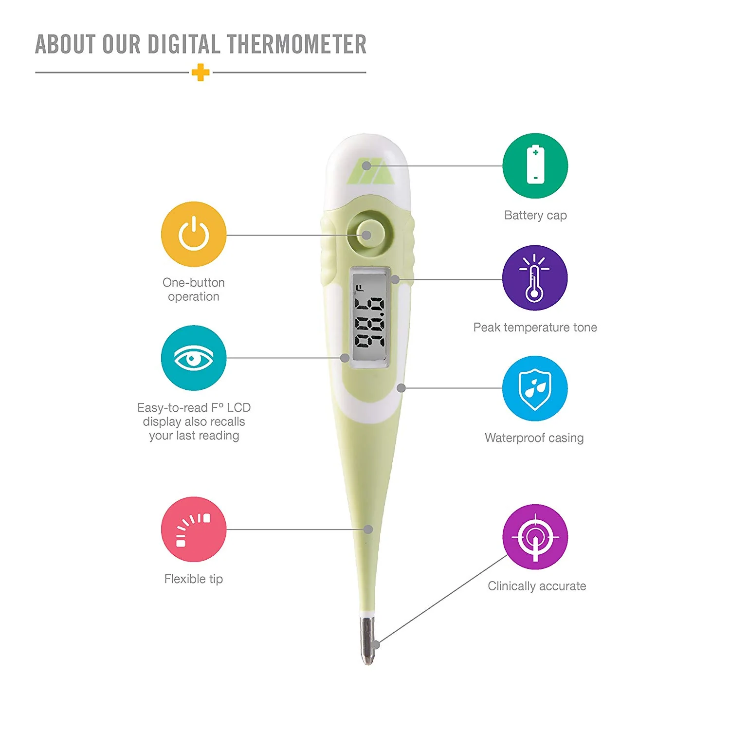 Mabis Mt418 Rigid Tip Digital Thermometer - Image 3