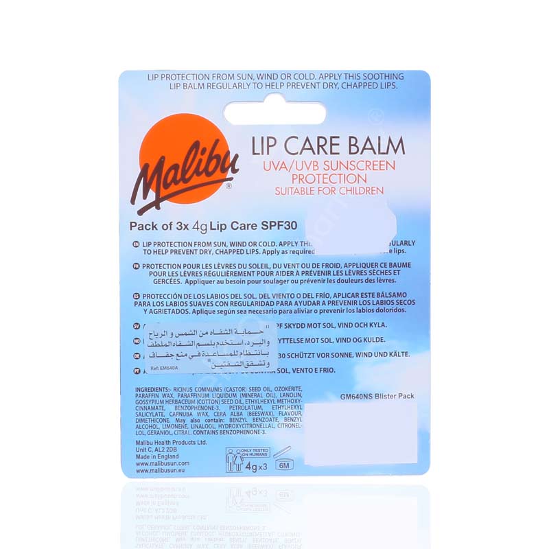 Malibu Lip Care Mango Mint And Tropicana 3'S - Image 3