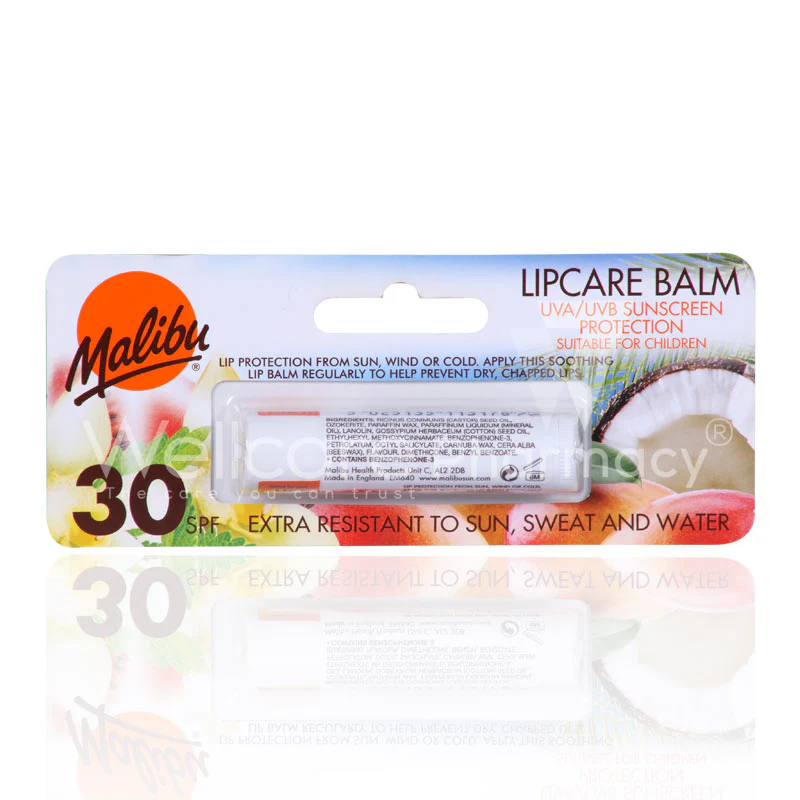 Malibu Spf 30 Tropical Lip Balm 4gm