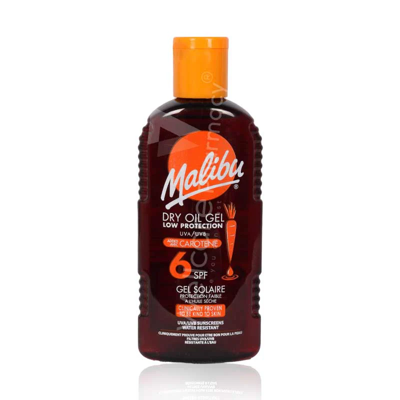 Malibu Spf6 Dry Oil Gel With Carotene 200Ml