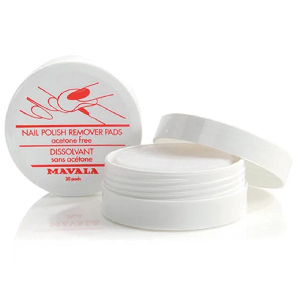 Mavala Nail Polish Remover Pads 30'S