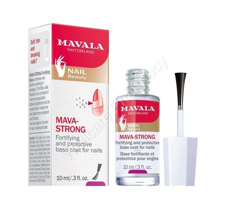 Mavala Strong Fortifying And Protective Base Coat For Nails 10ml