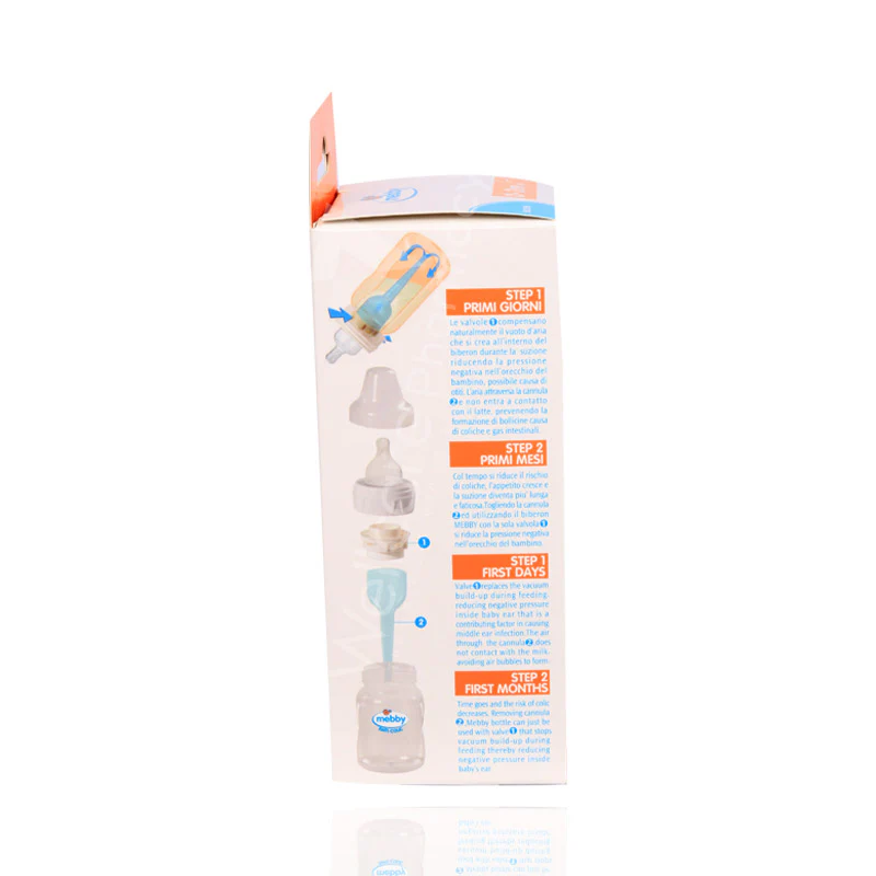 Mebby Anti Colic Plastic Feeding Bottle 180ml 0 To 3months - Image 3