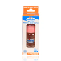 Mebby Glass Feeding Bottle 0m+ 180ml - Image 2
