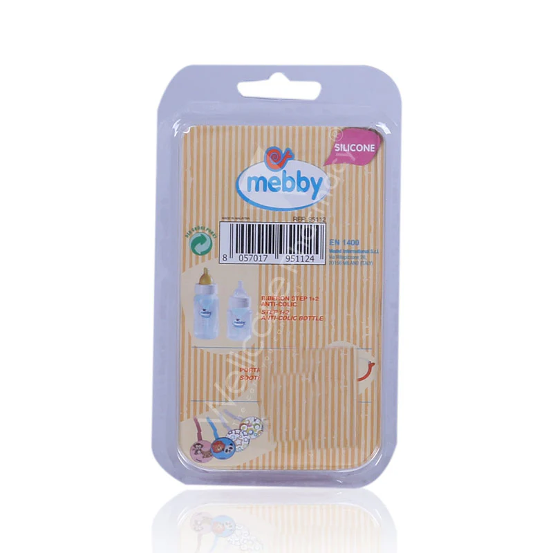 Mebby Silicone Gommolo Anatomical Soother Pink 6month Plus - Image 3