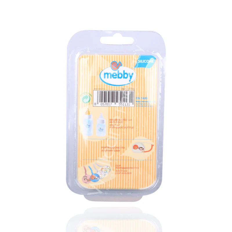 Mebby Silicone Gommolo Blue Soother 0-6months - Image 3
