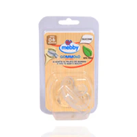 Mebby Silicone Gommolo Clear Soother 0-6m - Image 2