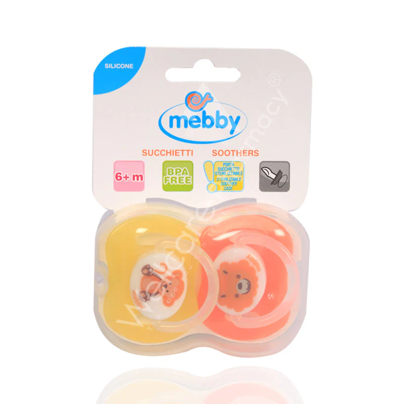Mebby Silicone Soother 2'S 6m+