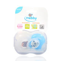 Mebby Silicone Soother Boy 2'S 0-6months - Image 2