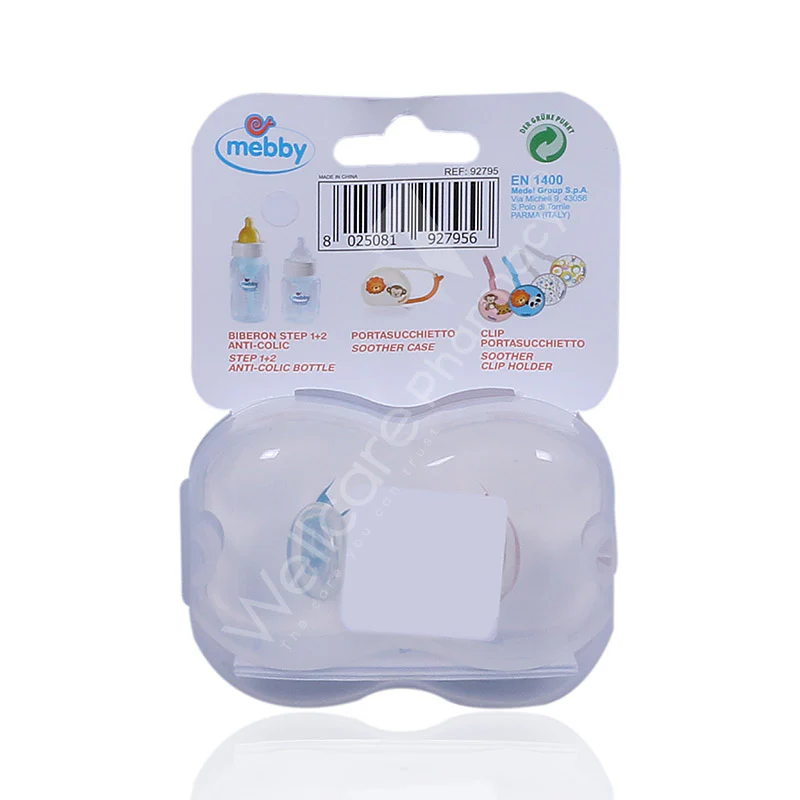 Mebby Silicone Soother Boy 2'S 12months Plus - Image 3