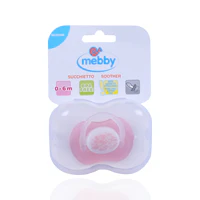 Mebby Silicone Soother Pink 0 To 6 Months 1'S - Image 2