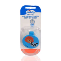Mebby Soother Holder Clip Boy Blue 1'S - Image 2