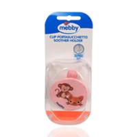 Mebby Soother Holder Clip Girl Pink 1'S - Image 2