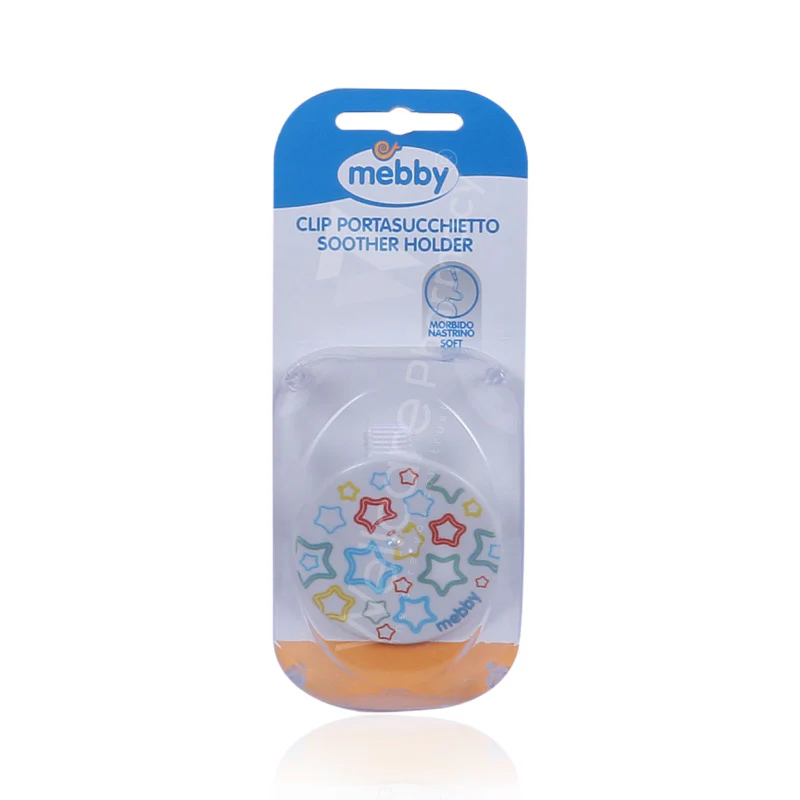 Mebby Soother Holder Clip Stars 1'S