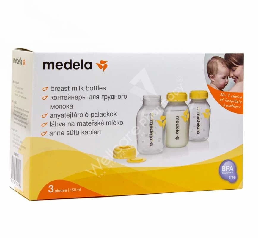 Medela B/Milk Bottle 150ml 3'S 008.0073 - Image 3
