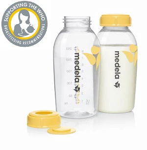 Medela Baby Milk Bottles 250ml 2'S - Image 2