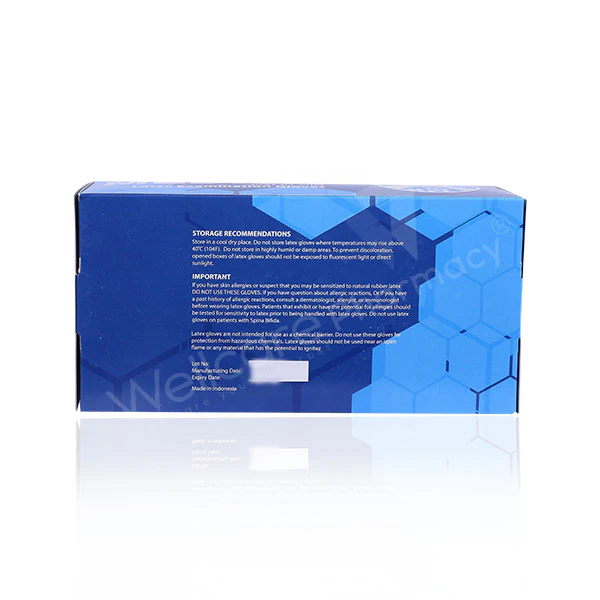Disposable Latex Gloves Powder Free Medium 100'S - Image 2