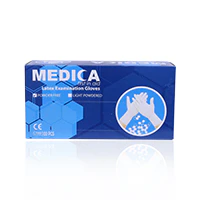 Disposable Latex Gloves Powder Free Medium 100'S - Image 3